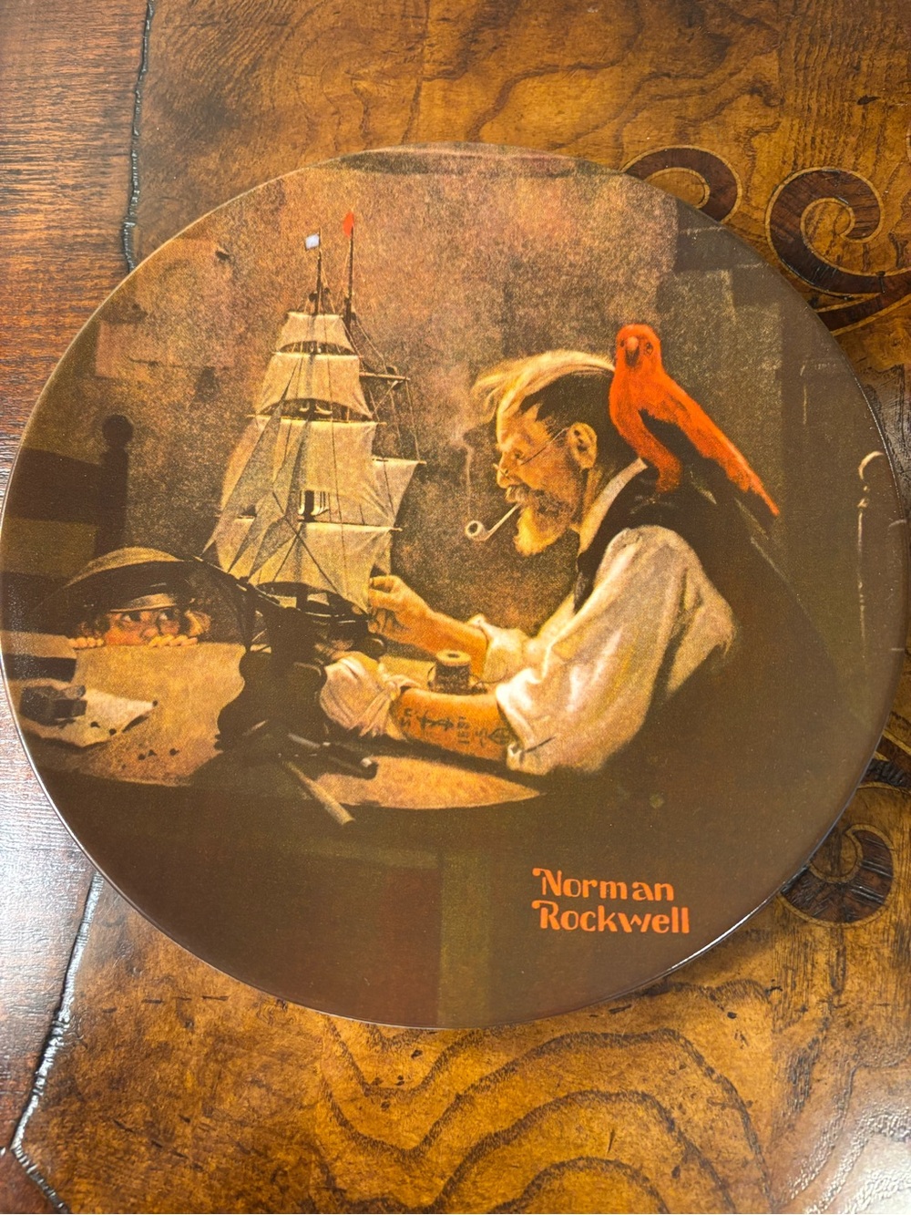 Norman Rockwell “The Ship Builder” Collectors Plate